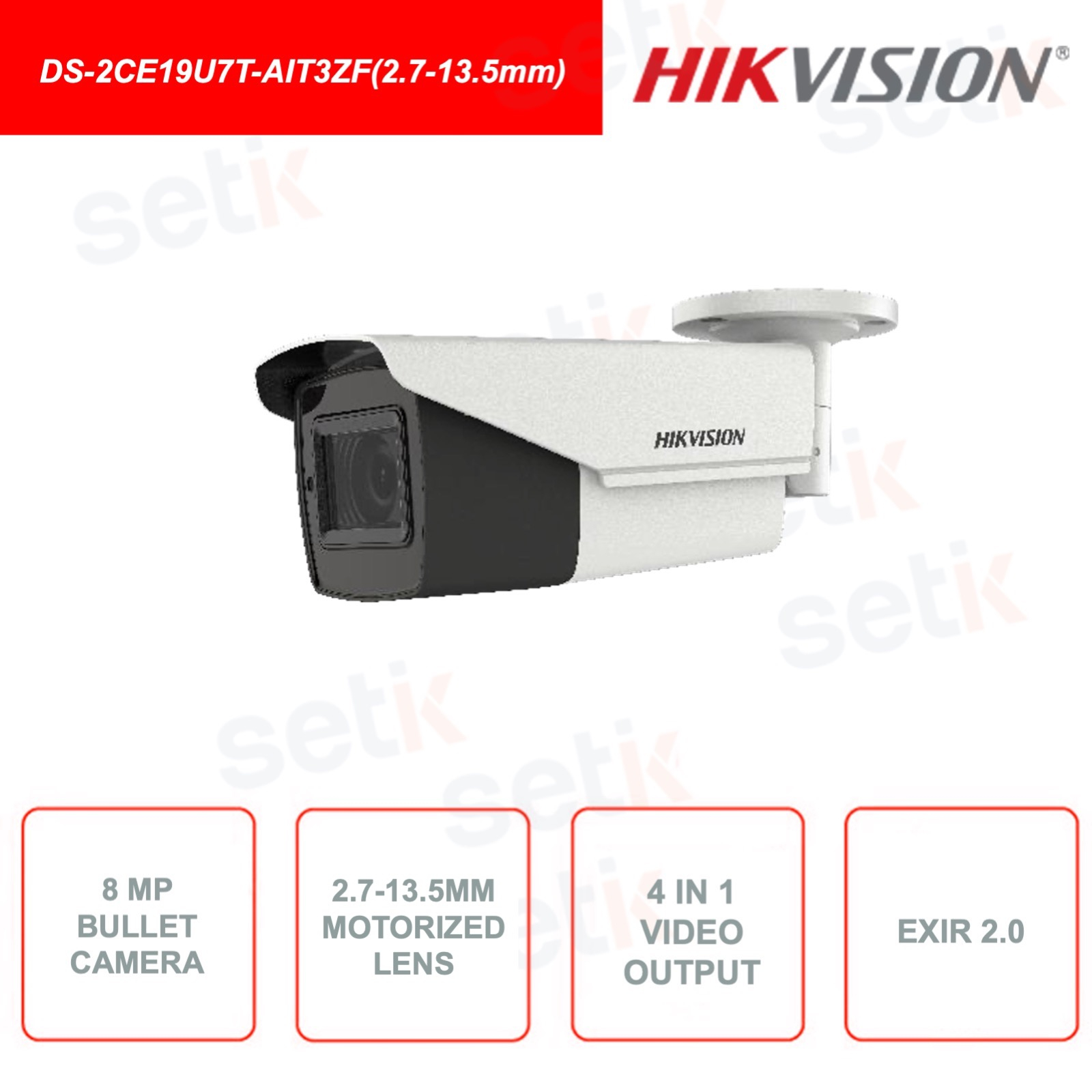 Ds Ce U T Ait Zf Mm Hikvision Bullet Camera Mp