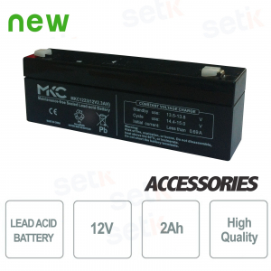 Lead-acid battery / accumulator 12V 2.0Ah - Setik