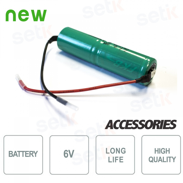 Batterie longue durée pour capteurs d'alarme GRD 6V - Setik