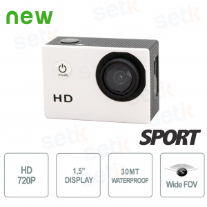 HD Action Sport Camera - 720P - Waterproof, Photos and Videos - Setik