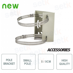 Pole bracket for CCTV cameras installation - Small poles - Setik