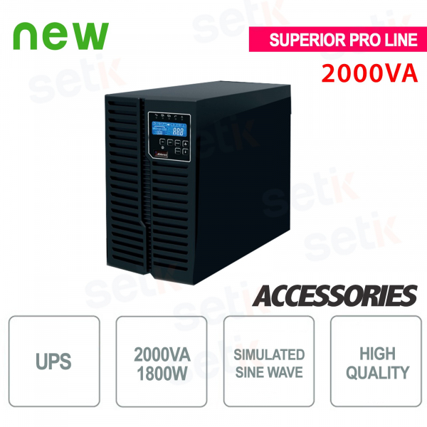 Gruppo di continuità UPS 2000VA / 1800W Superior Pro