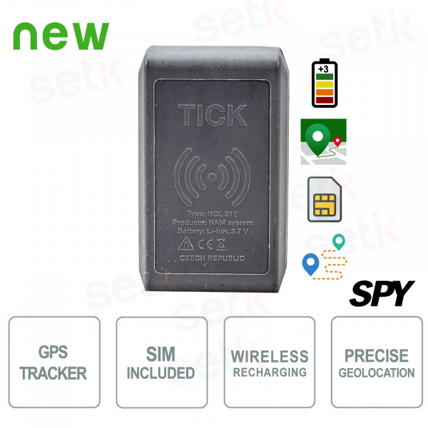 Mini GPS Tracker Localizzatore Satellitare GSM GPRS - Setik