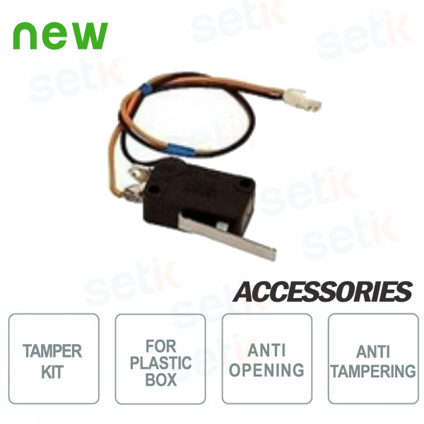 Tamper-proof AMC tamper kit for plastic box