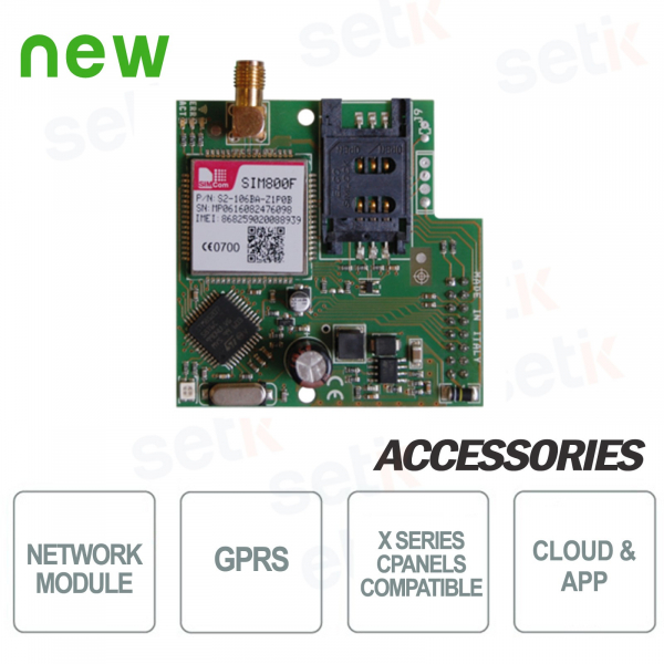 Module for communications on GPRS - AMC network