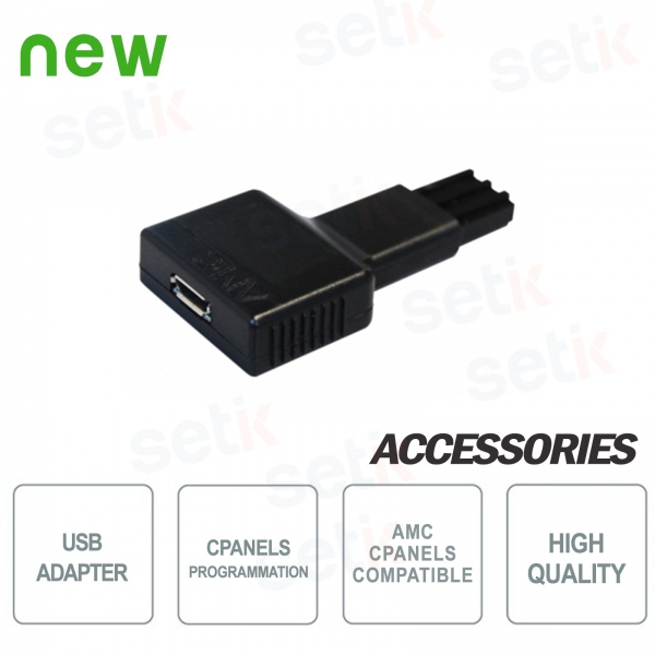 Adaptateur USB x programmation Centrales AMC