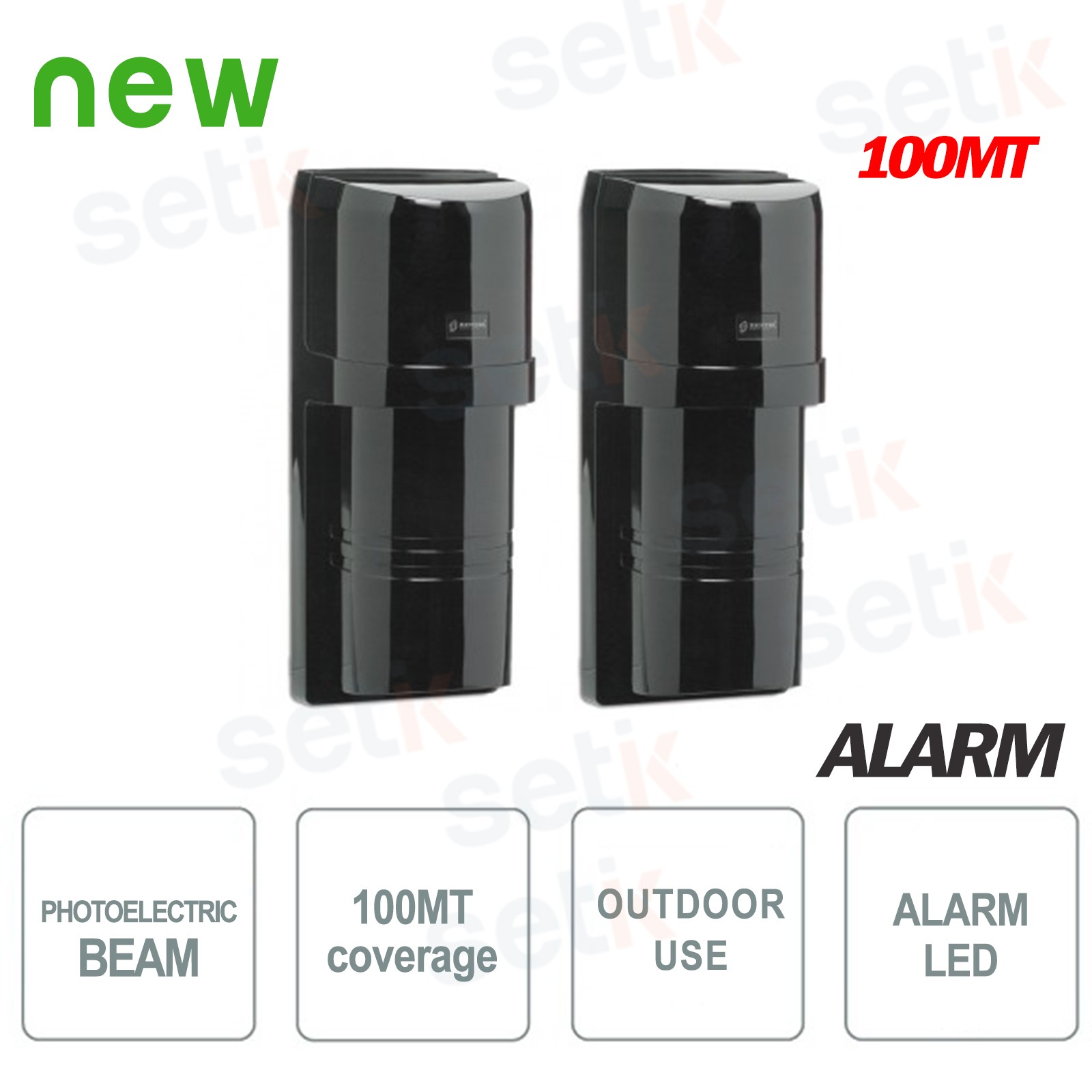 RAY100 Outdoor barrier IP54 100 Meters Bentel