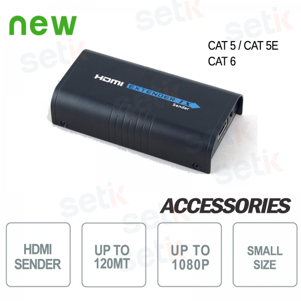 HDMI Extender 120MT 1080P Sender - Setik