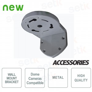 3.5" wall bracket in metal for Dome Setik cameras