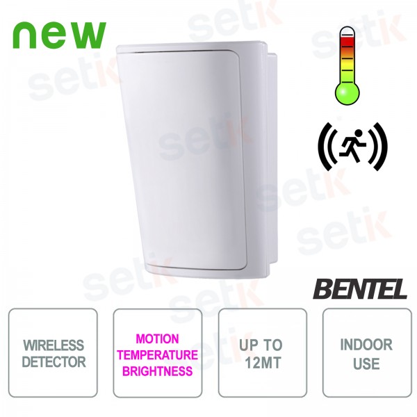 Bentel Wireless Immun- und Temperatur-PIR-Sensor Pet