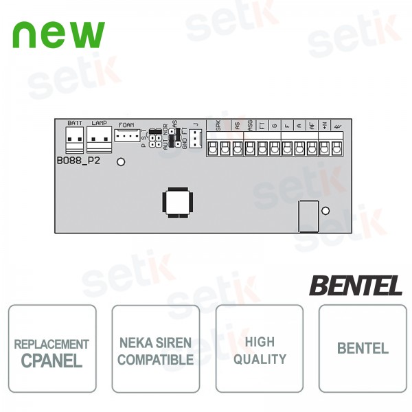 Replacement card for NEKA sirens - Bentel Security