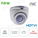 Cámara de videovigilancia Hyundai PoC 2 MP HDTVI Dome 2.7-12 mm IR