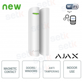 Ajax Contacto magnético inalámbrico alarma puerta / ventana 868Mhz