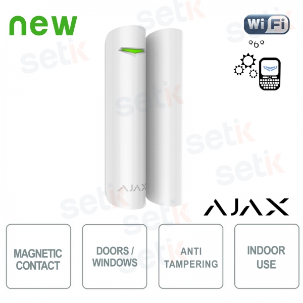 DoorProtect Jeweller White: High-Security Wireless Door and Window Sensor