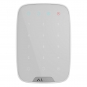 Ajax KeyPad Jeweler White: Wireless Touch Keypad with Secure Codes and Tamper-Resistant Features