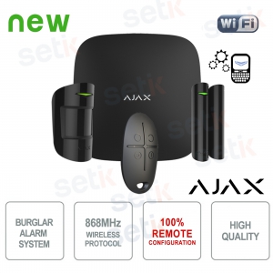 AJAX Kit di Allarme Professionale Wireless senza fili GPRS / Ethernet Black