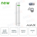 Ajax GlassProtect Jeweller White: High-Precision Wireless Glass Breakage Sensor