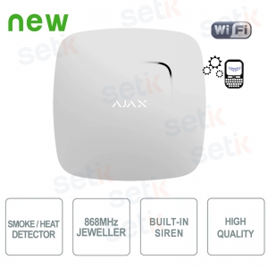 Detector de humo Ajax y sensor de temperatura 868MHz