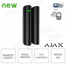 Ajax Contatto magnetico allarme wireless porta / finestra 868Mhz Black