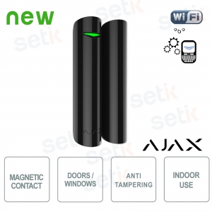 DoorProtect Jeweller Black: High-Security Wireless Door and Window Sensor