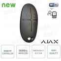 Ajax SpaceControl Jeweller Black: Wireless Security Remote Control with 4 Buttons