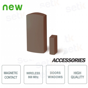 AMC Magnetic Contact via Radio 868Mhz x Doors and Windows - Brown