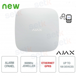 38173.58.BL1 - Kit de alarma inalámbrico Ajax GPRS / LAN / 2SIM 2G negro 