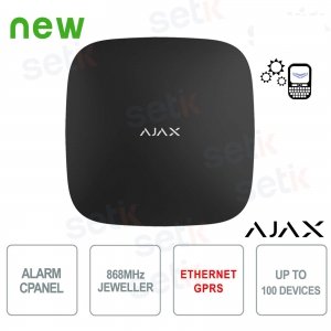 Panneau de commande d'alarme Ajax HUB GPRS / LAN 868 MHz Version noire