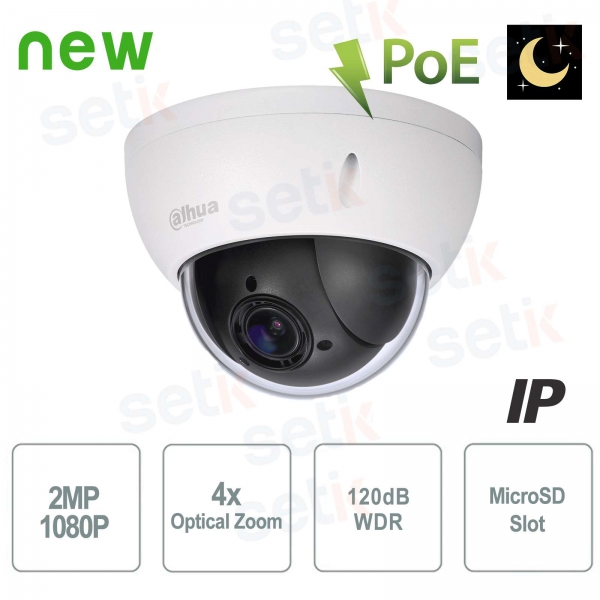 Externe HD IP Kamera Dahua 2MP PTZ Starlight 4x PoE WDR