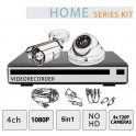 4-Kanal 1080N Videoüberwachungs-Kit 4 KEINE HD-Kameras - Home-Serie - Setik