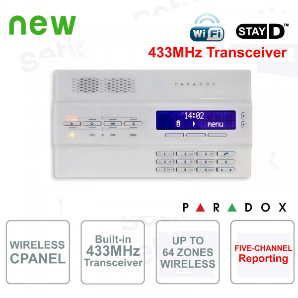 Magellan Central Alarm Paradox MG6250W Wireless 433MHz
