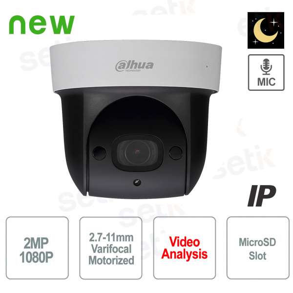 ONVIF® PoE 2MP IP Kamera Motorisiertes Sternenlicht WDR Audio Dahua