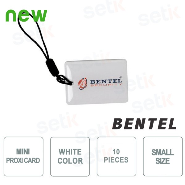 10x Mini-Näherungskarten - Bentel-Sicherheit