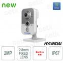 Compact Camera HD-TVI IR 20 meters EXIR 2.0 Fixed Lens 2.8mm for indoor use - HYUNDAI
