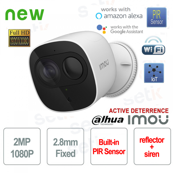 Dahua 2MP Imou PIR Aktive Abschreckung 2,8 mm drahtlose IP-Kamera
