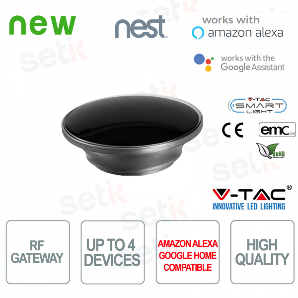 V-TAC Smart Gateway RF433 Amazon Alexa Google Home