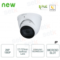 IP 1080P Mini Dome Motorized Camera H.265 Starlight Onvif PoE - D
