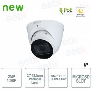Caméra IP 1080P Mini Dôme Motorisée H.265 Starlight Onvif PoE - D