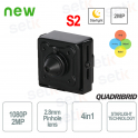 Caméra cachée audio WDR 4 en 1 Starlight 2MP 2,8 mm avec sténopé - Dahua