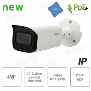 Dahua IP Kamera 4MP Motorisiert IR60 H.265 + WDR PoE + Dahua