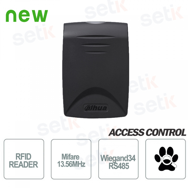 Proximity reader RFID cards MIFARE 13.56MHz RS485 Dahua