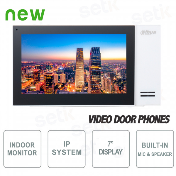Dahua IP indoor station Monitor SIP 7 "Touch PoE Mic