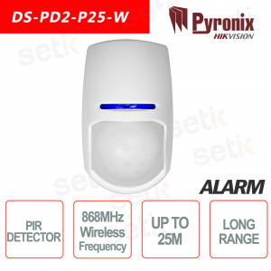 Motion Sensor PIR Alarm Wireless Long Range 868MHz Pyronix Hikvision AXIOM