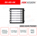 External expansion module 6-button backlit physical buttons IP65 IK07 - HIKVI