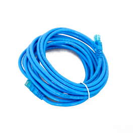 Cavo di rete CAT6 5mt Azzurro Patch Cord con connettori