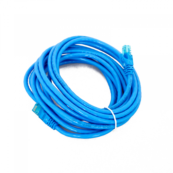 Cable de red CAT6 5mt cable de conexión Azul con conectores
