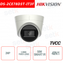 Telecamera Hikvision Turbo HD 2MP Turret Camera 4in1 2.8mm IR