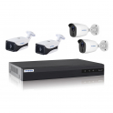 Kit de videovigilancia Hyundai 8 canales 4 cámaras DVR