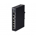 Commutateur industriel 4 ports Ethernet + 1 SFP + 1 liaison montante D