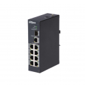 Commutateur industriel 8 ports Ethernet + 1 SFP + 1 liaison montante D